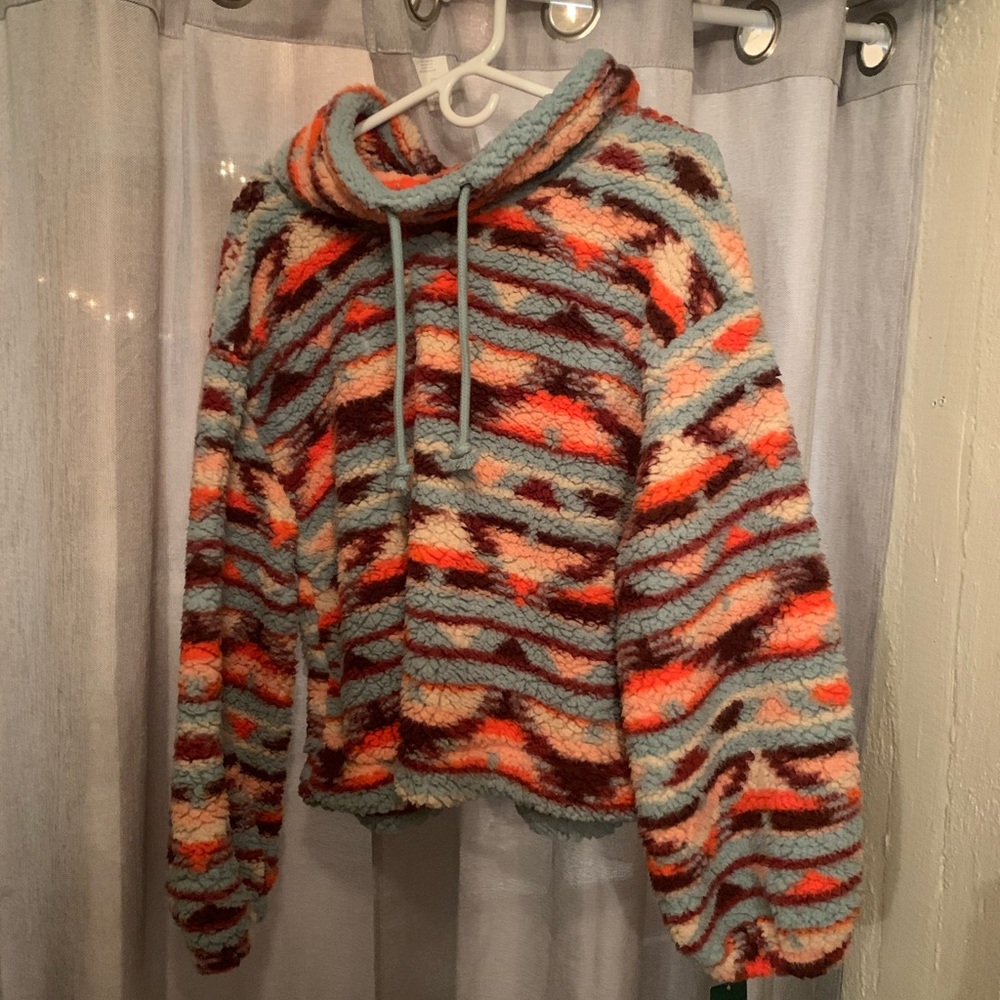 Sherpa crop top
